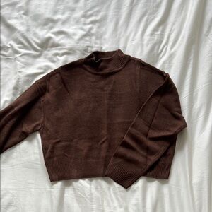 H&M- Brown Turtleneck Sweater